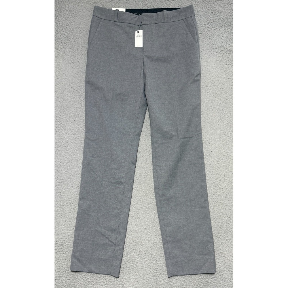 NEW Banana Republic Ryan Pant Slacks Womens size 4 Gray Mid-Rise Career